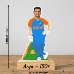 Cricket Lover Caricature Showpiece