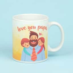 Love You Papa Printed Mug