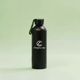 Logo Printed Matte Black Sipper