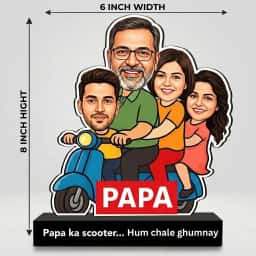 Best Dad Personalized Cartoon Caricature Gift