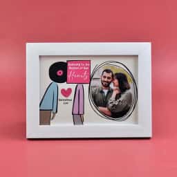 Couple Photo Frame with Love Quote