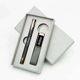 Name Engraved Pen & Keychain Combo