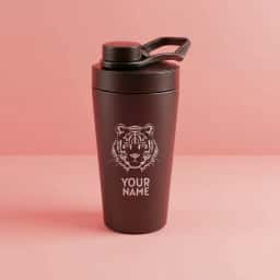 Personalized Protein Shaker Bottle with Name