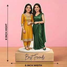 Unique Best Friend Cartoon Caricature