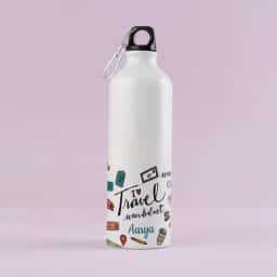 Travel Vibe Custom Water Bottle