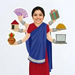 All Rounder Mother Caricature Gift