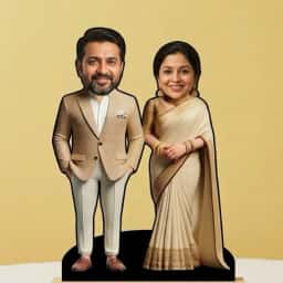 Personalized Anniversary Caricature for Parents