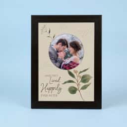 Romantic Couple Frame with Love Quote
