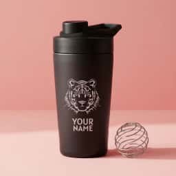 Personalized Protein Shaker Bottle with Name