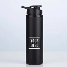 Custom Black Stainless Steel Sipper