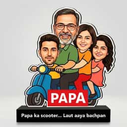 Best Dad Personalized Cartoon Caricature Gift