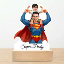 Super Dad Custom Caricature Figure