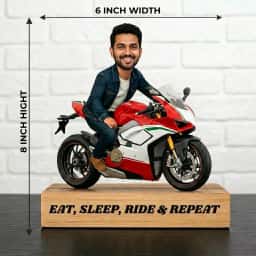 Personalised Bike Lover Caricature Figure