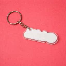 Custom Name Printed Acrylic Keychain