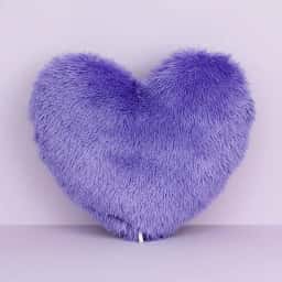 Printed Heart Shape Cushion Gift