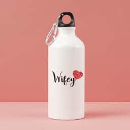 Custom Name Water Bottles for Couples