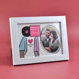 Couple Photo Frame with Love Quote