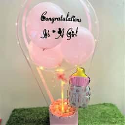 Welcome Girl Balloon Bouquet