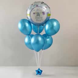 Welcome Baby Boy Balloon Bouquet