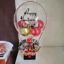 Anniversary Balloon Bouquet for Parents