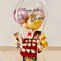 Romantic Customised Balloon Bouquet