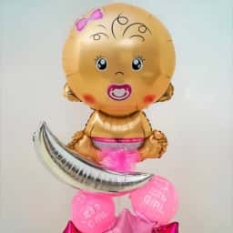 Its a Girl Balloon Bouquet