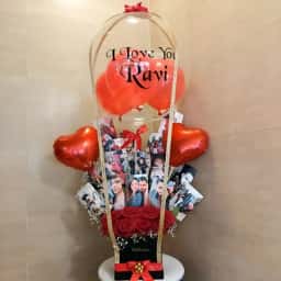 Customized Photos Balloon Bouquet