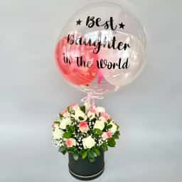 Personalized Balloon Hamper for Daughter
