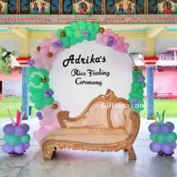 Baby Rice Ceremony Decoration