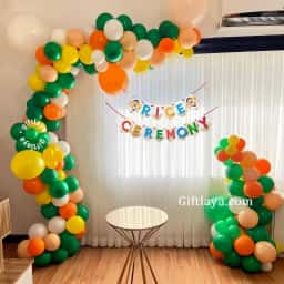 Pastel Rice Ceremony Arch