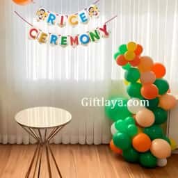 Pastel Rice Ceremony Arch