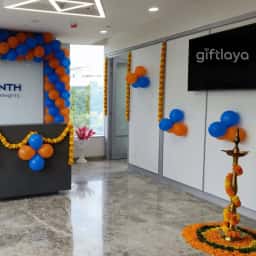 Diwali Office Decoration With Balloons