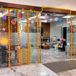 office Gate and Reception Diwali Decoration