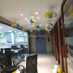 Balloon Decoration at Office