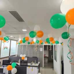 Independence Day Office Setup