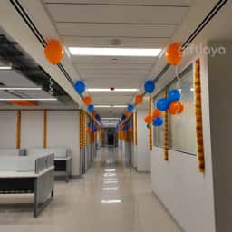 Diwali Office Decoration With Balloons