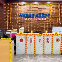 office Gate and Reception Diwali Decoration