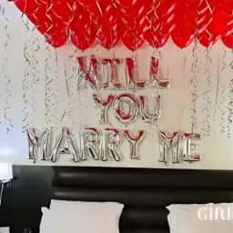 Proposal Bed Decoration