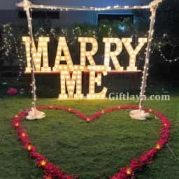 Outdoor Proposal Decoration