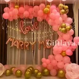 Marry Me Proposal Decor