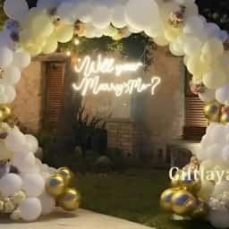 Golden White Theme Decoration