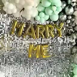 Sequins Proposal Decoration