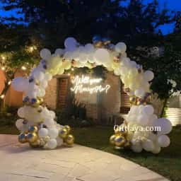 Golden White Theme Decoration