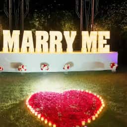 Marry Me Surprise Decoration