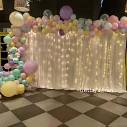 Naming Backdrop Decoration