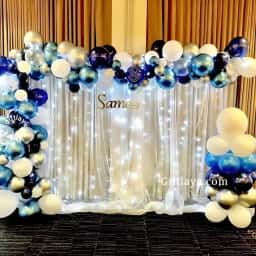 Naming Backdrop Decoration