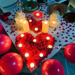 Romantic Dinner with Candle Light