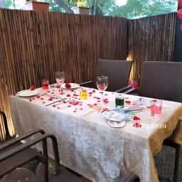 Garden Candle Light Dinner