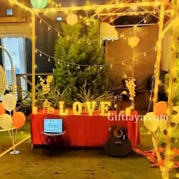 Gazebo Candle Light Dinner