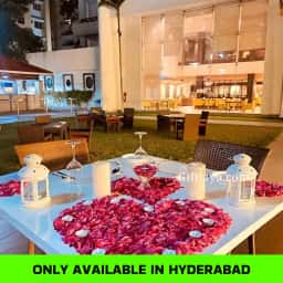 Romantic Dinner with Candle Light